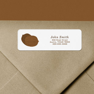 Walnuts Return Address Label