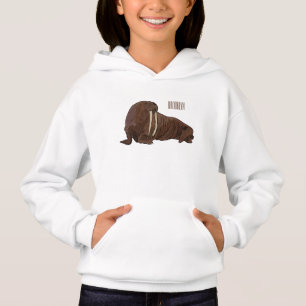 Walrus cartoon illustration