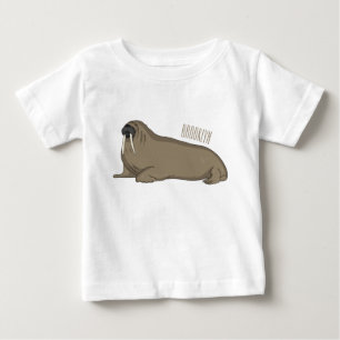 Walrus cartoon illustration  baby T-Shirt