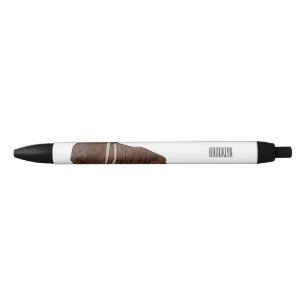 Walrus cartoon illustration black ink pen