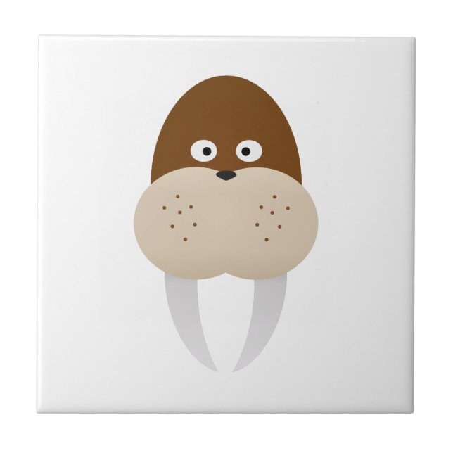 Walrus Ceramic Tile (Front)