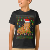 Walrus Christmas Lights Funny Santa Ugly Sweaters 