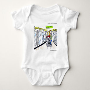 Walrus Frozen Food Section Funny Baby Bodysuit