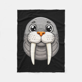 Walrus Halloween Costume Fun Graphic Cool Stylish Fleece Blanket