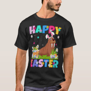 Walrus   Happy Easter Bunny Walrus Easter Sunday T-Shirt