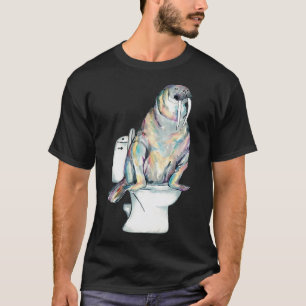 Walrus in the bathroom dinosaur T-Shirt