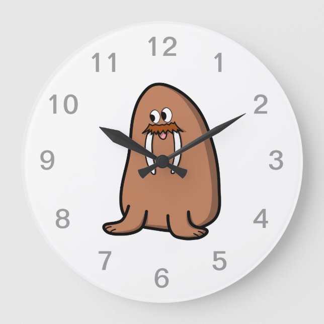 Walrus. Large Clock (Front)