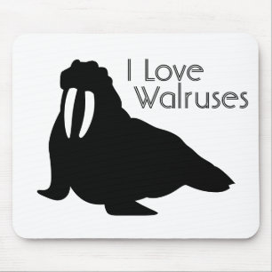 Walrus Love Mouse Pad