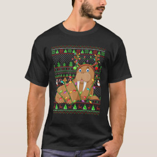 Walrus Lover Family Matching Ugly Walrus Christmas T-Shirt