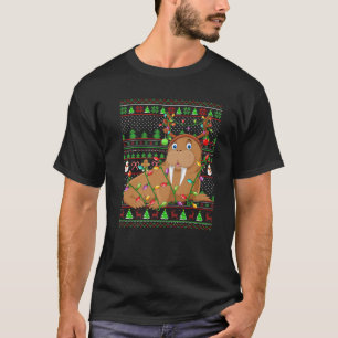 Walrus Lover Family Matching Ugly Walrus Christmas T-Shirt