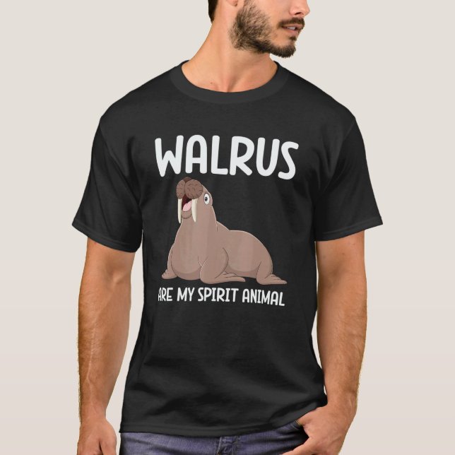 Walrus Mammal Animals Walrus  Seal Animal T-Shirt (Front)