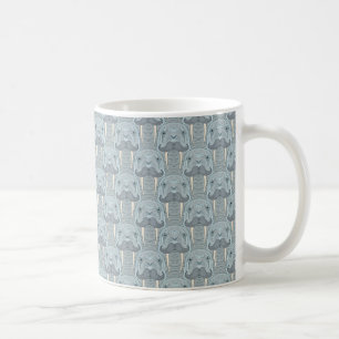 Walrus Moustache Pattern Coffee Mug