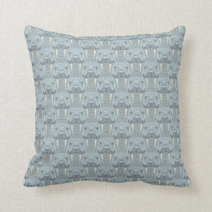 Walrus Moustache Pattern Cushion