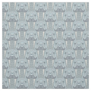 Walrus Moustache Pattern Fabric