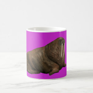 Walrus Mug on Pink