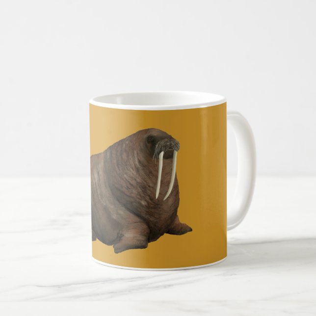 Walrus Mug Yellow (Front Right)
