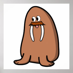 Walrus. Poster