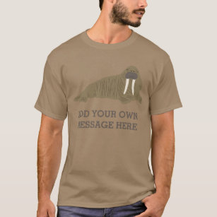 Walrus Realistic Style Illustration Graphic T-Shirt