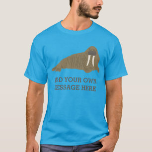 Walrus Realistic Style Illustration Graphic T-Shirt