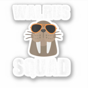WALRUS SQUAD CUTE FUNNY SEA ANIMAL LOVER