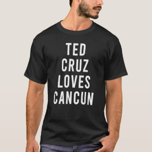 Walrus Ted Cruz Loves Cancun  Texas Powergrid T-Shirt