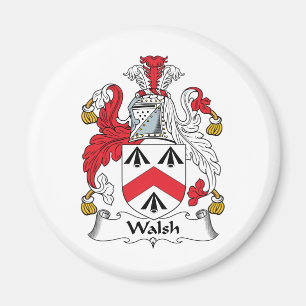 Walsh Family Crest Magnet