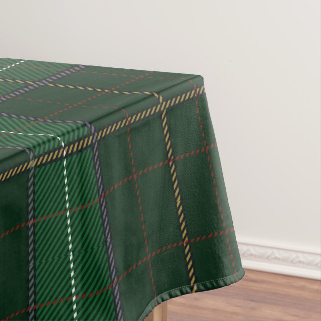 Walsh Plaid Holiday Chequered Pattern Tablecloth (In Situ)