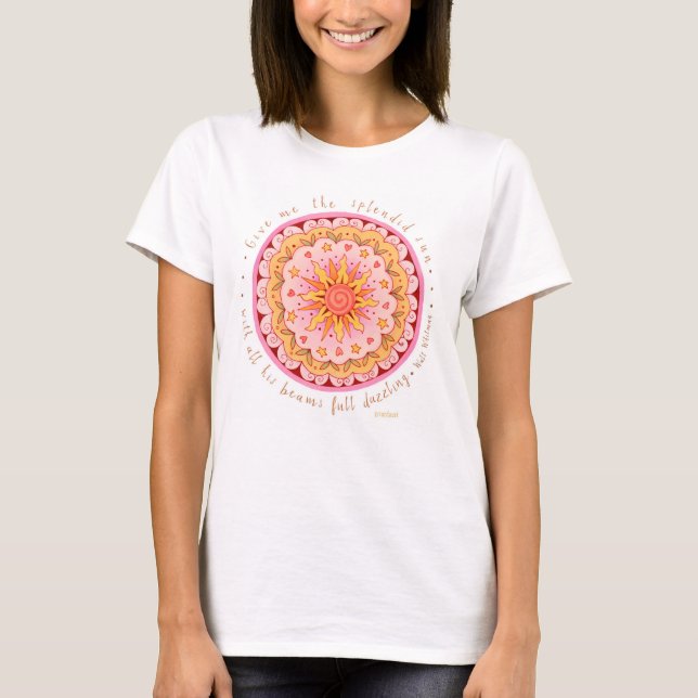Walt Whitman Dazzling Sun T-Shirt (Front)
