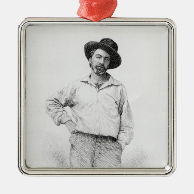 Walt Whitman, frontispiece to 'Leaves of Metal Ornament (Front)