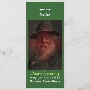 Walt Whitman Invitation