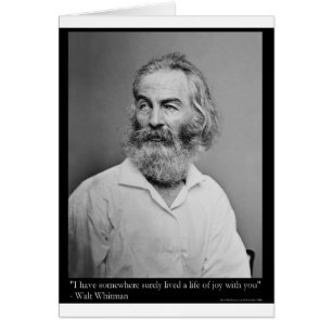 Walt Whitman Joy With You Love Quote Mugs Tees etc