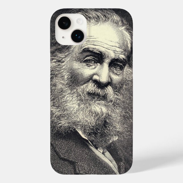 Walt Whitman Leaves of Grass Engraving Case-Mate iPhone Case (Back)