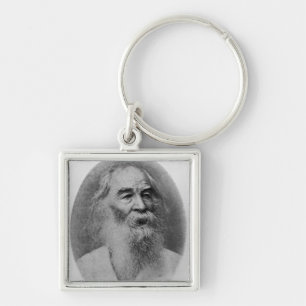 Walt Whitman, photographed in 1889 Key Ring