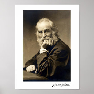 Walt Whitman portrait (1869) Poster