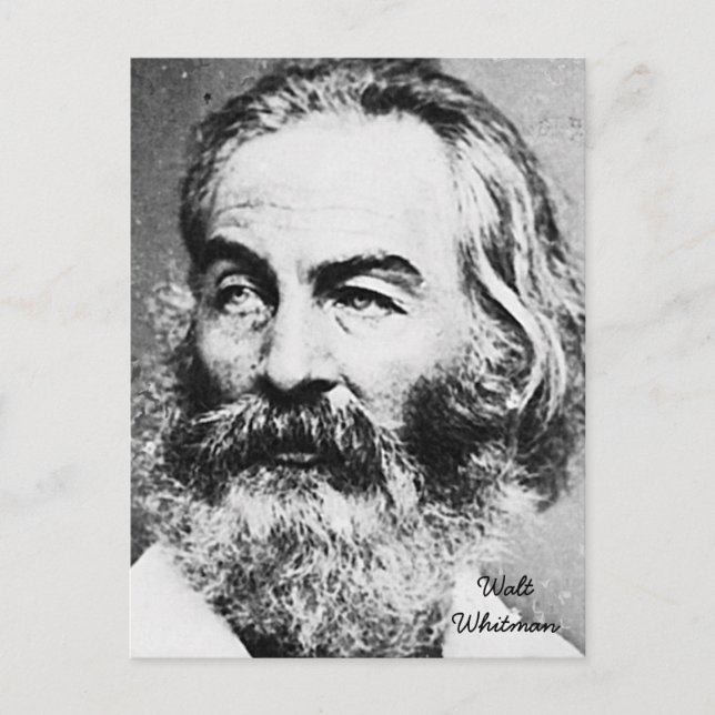 Walt Whitman Postcard (Front)