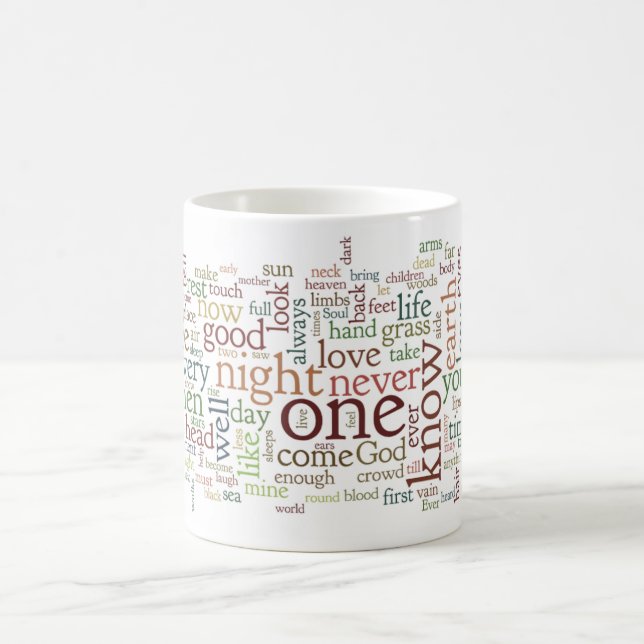 Walt Whitman Song of Myself - Leaves of Grass Mug (Center)