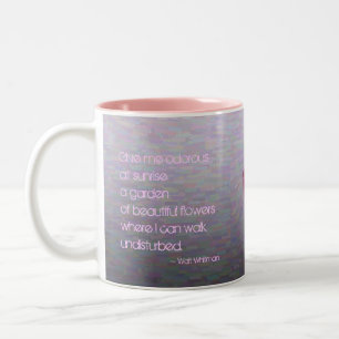 Walt Whitman Tulips Painting Ceramic Mug