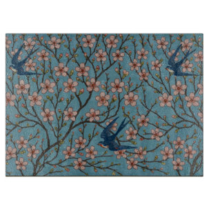 Walter Crane Almond Blossom & Swallow Cutting Board