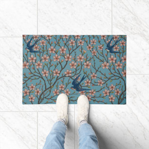 Walter Crane Almond Blossom & Swallow Doormat