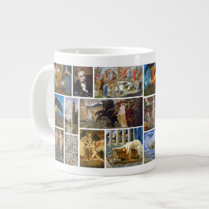 Walter Crane Art Nouveau Gallery Collage Large Coffee Mug