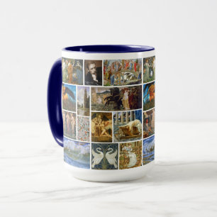 Walter Crane Art Nouveau Gallery Collage Large Mug