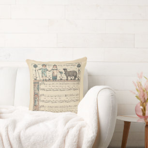 Walter Crane Baa Baa Black Sheep Nursery Rhyme Cushion