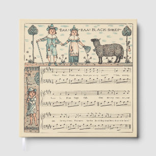 Walter Crane Baa Baa Black Sheep Nursery Rhyme Guest Book