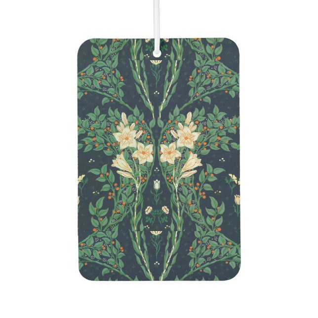 Walter Crane "Francesca" Botanical Car Air Freshener (Front)