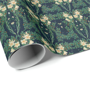 Walter Crane Francesca Botanical Wrapping Paper