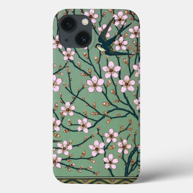 Walter Crane Swallows and Almonds Case-Mate iPhone Case (Back)
