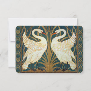 Walter Crane Swan, Rush And Iris Art Nouveau