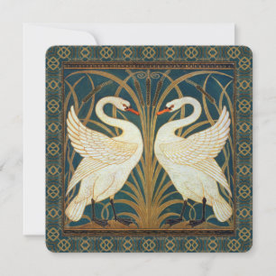 Walter Crane Swan, Rush And Iris Art Nouveau