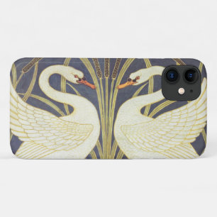 Walter Crane Swan, Rush And Iris Art Nouveau iPhone 11 Case