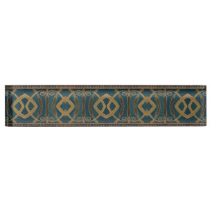 Walter Crane Swan, Rush And Iris Art Nouveau Nameplate